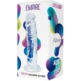 ALIVE - REALISTIC TRANSPARENT EMPIRE PENIS 19.3 CM